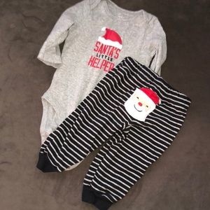 🍂5 for $25 🍂 Santa’s Little Helper Baby Outfit